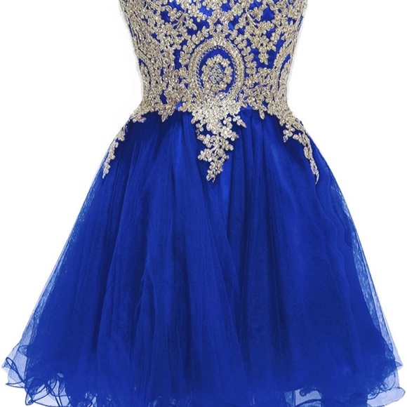 Stunning Royal Blue Cocktail Dress - Picture 5 of 5